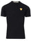 Comme Des Garcons Play Gold Heart T-Shirt - Black
