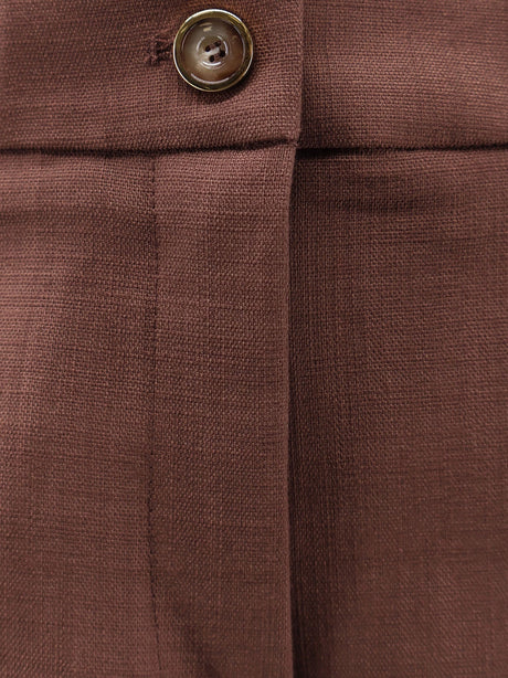 Pinko New Serenidad viscose trousers - Marrone
