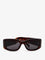 Celine Triomphe XL 01 acetate sunglasses - Red Havana