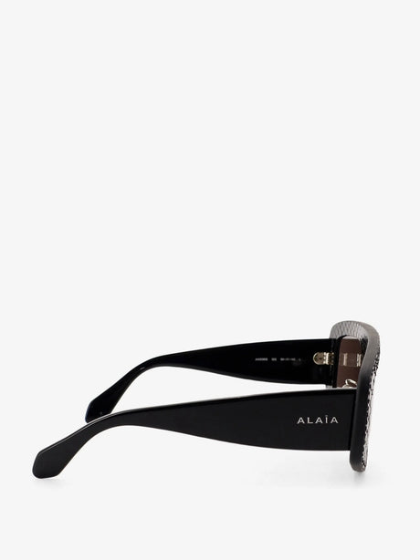 Alaia Texturized acetate sunglasses - Noir