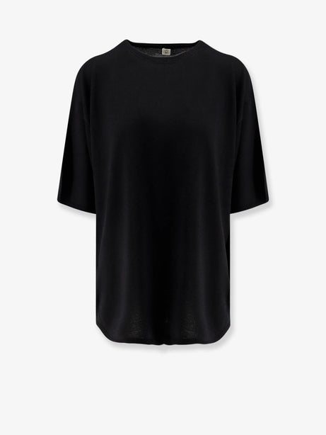 Toteme Longline wool blend sweater - Black