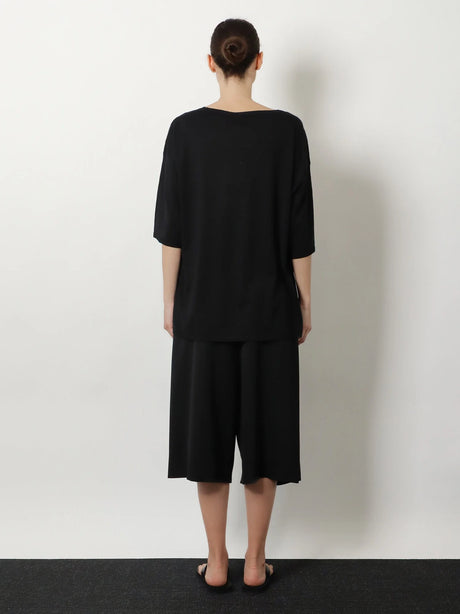 Toteme Longline wool blend sweater - Black