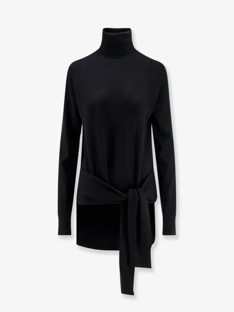 Toteme Wool and silk turtleneck - Black