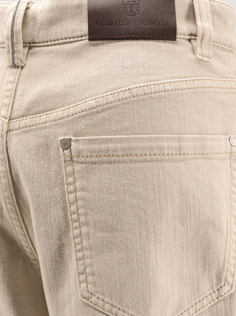 Brunello Cucinelli The Loose Barrel Jean denim trousers - Warm White