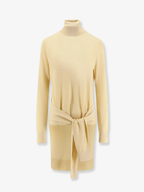 Toteme Wool and silk turtleneck - Champagne