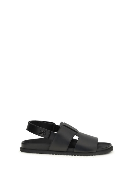 Dolce & Gabbana Open-toe Sandals - Black