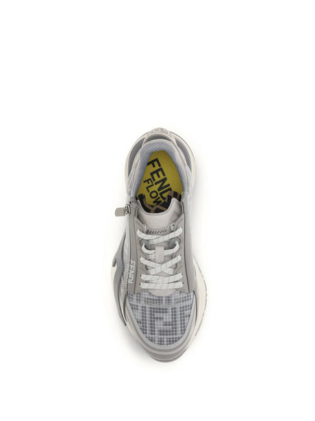 Fendi Flow Sneakers - Gray+Ston+Elep Ghiac