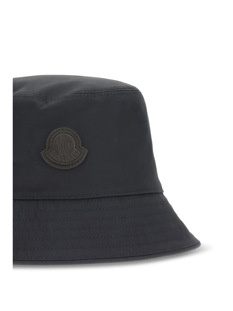 Moncler Cotton and nylon Bucket Hat - Navy