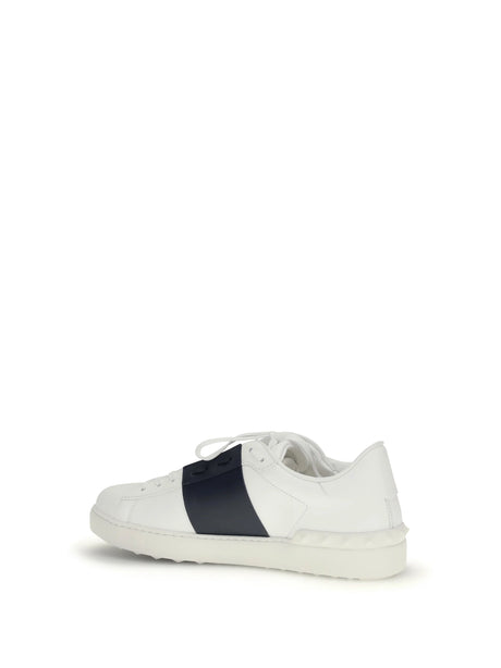 Valentino Garavani Open Sneakers - White/Marine/White