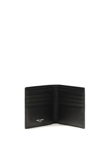 Saint Laurent Leather Wallet - Black