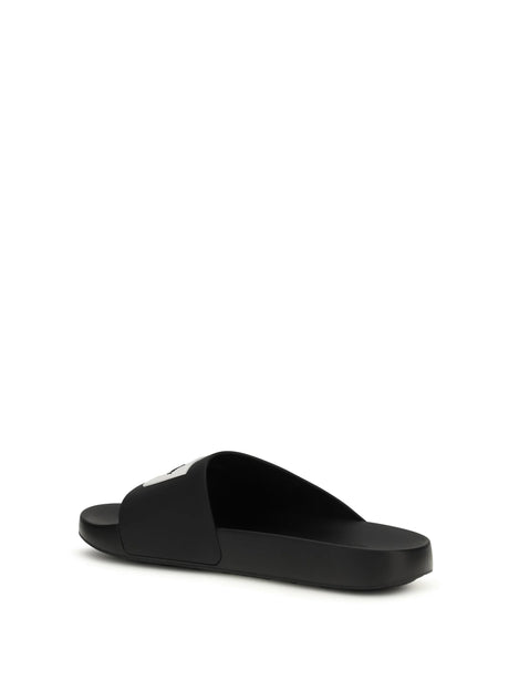 Givenchy Rubber Slippers - Black
