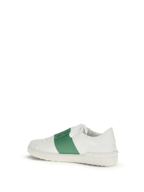 Valentino Garavani Open Sneakers - White/Green Briar/White