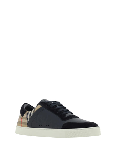 Burberry Stevie Sneakers - Black/Arbeige Ip Chk