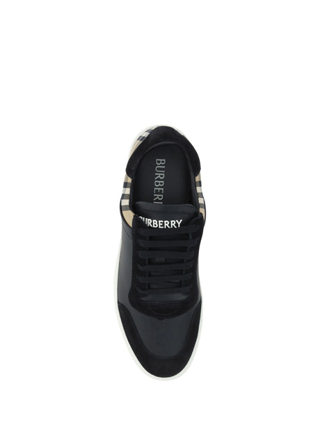Burberry Stevie Sneakers - Black/Arbeige Ip Chk