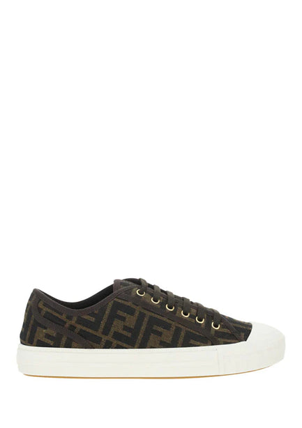 Fendi Monochrome Sneakers - Tobacco Black