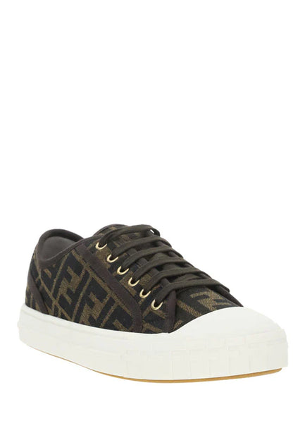 Fendi Monochrome Sneakers - Tobacco Black
