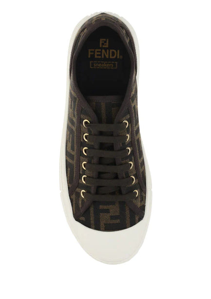 Fendi Monochrome Sneakers - Tobacco Black