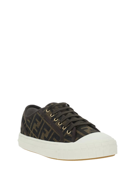 Fendi Monochrome Sneakers - Tobacco Black
