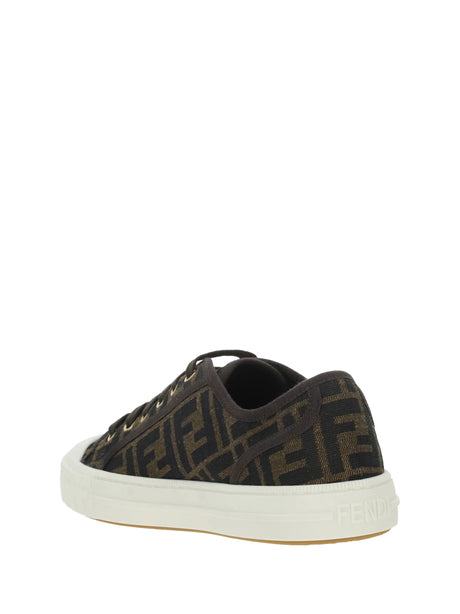 Fendi Monochrome Sneakers - Tobacco Black