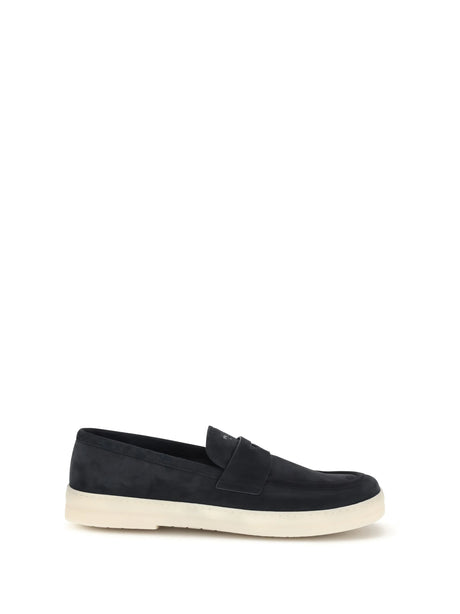 Prada Suede Loafers - Bleu