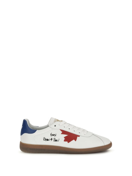 Dsquared2 Rebels Sneakers - White/Blue/Red
