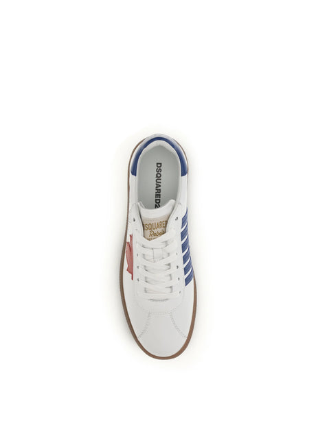 Dsquared2 Rebels Sneakers - White/Blue/Red