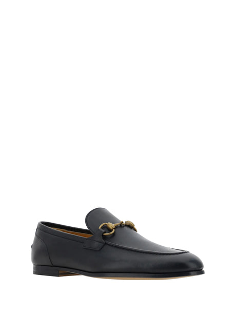 Gucci Leather Loafers - Black