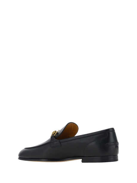 Gucci Leather Loafers - Black