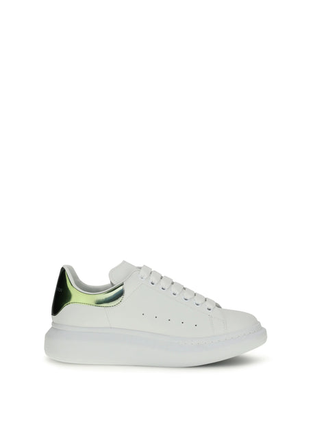 Alexander Mcqueen Leather Sneakers - White/Green