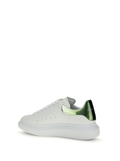 Alexander Mcqueen Leather Sneakers - White/Green