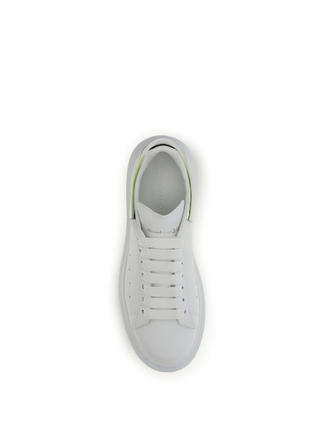Alexander Mcqueen Leather Sneakers - White/Green