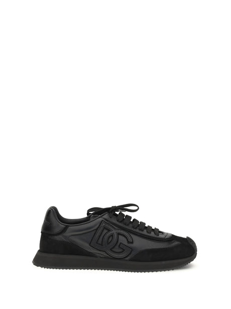 Dolce & Gabbana DG Cushion Sneakers - Black/Black