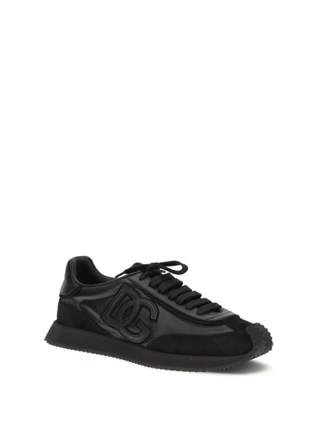 Dolce & Gabbana DG Cushion Sneakers - Black/Black
