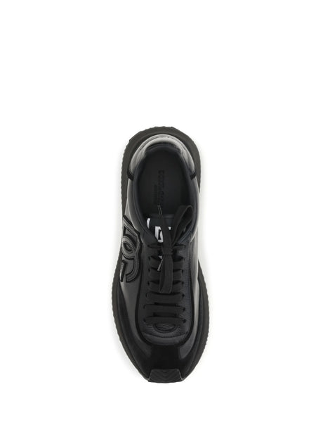 Dolce & Gabbana DG Cushion Sneakers - Black/Black