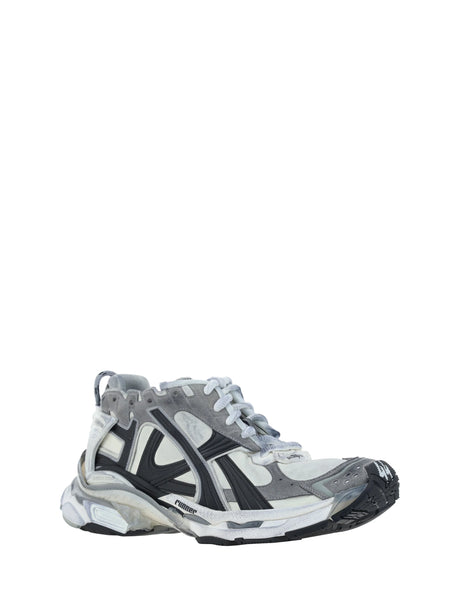 Balenciaga Runner Sneakers - Dirty White