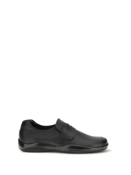 Prada Toblach leather Loafers - Black