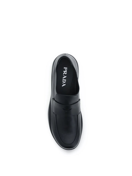 Prada Toblach leather Loafers - Black