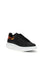 Alexander Mcqueen Leather Sneakers - Black/Orange