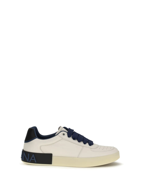 Dolce & Gabbana Portofino Sneakers - White/Denim