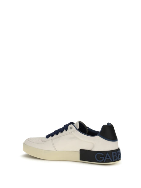 Dolce & Gabbana Portofino Sneakers - White/Denim