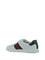 Gucci Leather Sneakers - Gr.Whi/Vrv/Green Ace