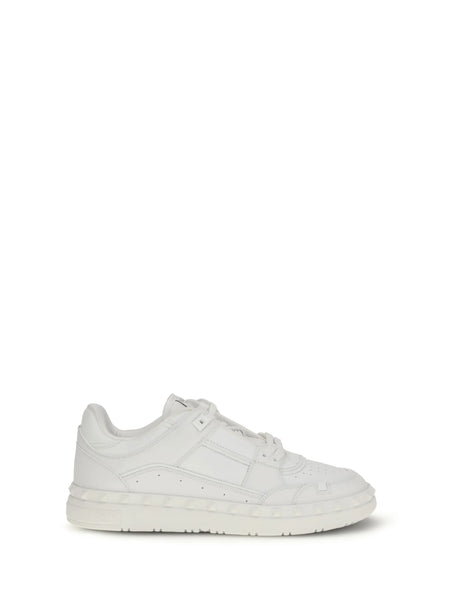 Valentino Garavani Low Top Freedots Sneakers - White/White/White/White