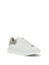 Alexander Mcqueen Oversized Sneakers with suede heel tab - White/Grey