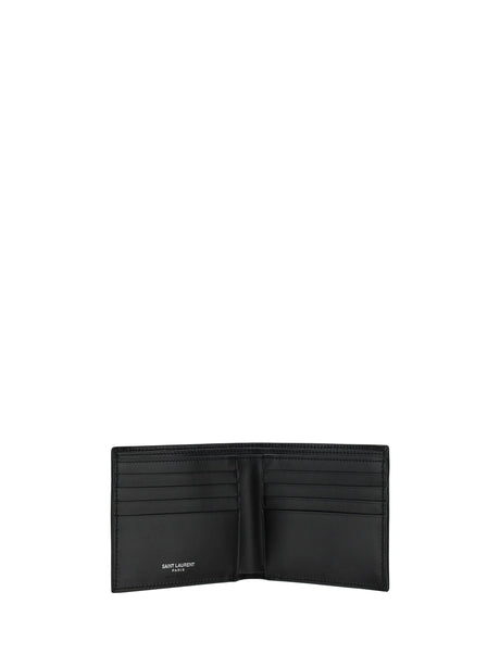 Saint Laurent Leather Wallet - Black