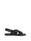 Prada Saffiano Criss-Cross Sandals - Black