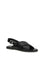 Prada Saffiano Criss-Cross Sandals - Black
