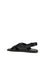 Prada Saffiano Criss-Cross Sandals - Black