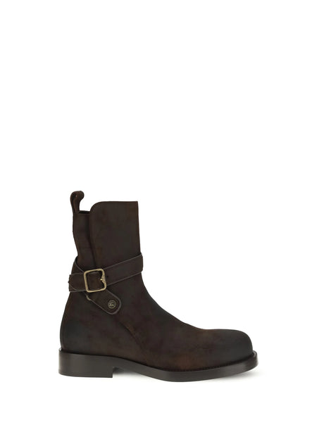 Burberry Ledger Jodphur leather Boots - Moorhen Brown
