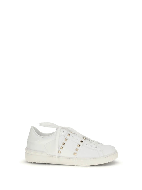 Valentino Garavani Rockstud Untitled Sneakers - White/White