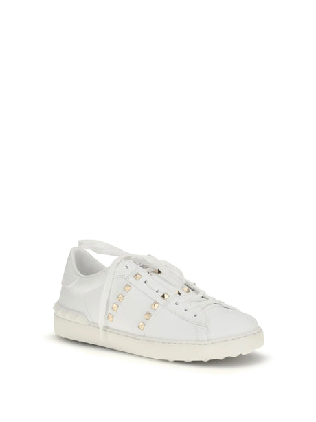 Valentino Garavani Rockstud Untitled Sneakers - White/White